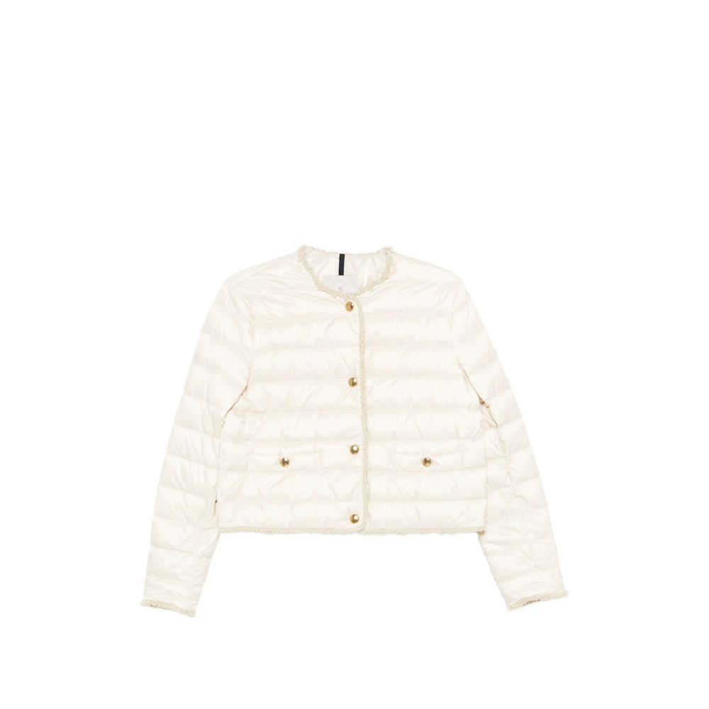 Moncler Neutrals Jackets - Puffer Jackets Women MONCLER