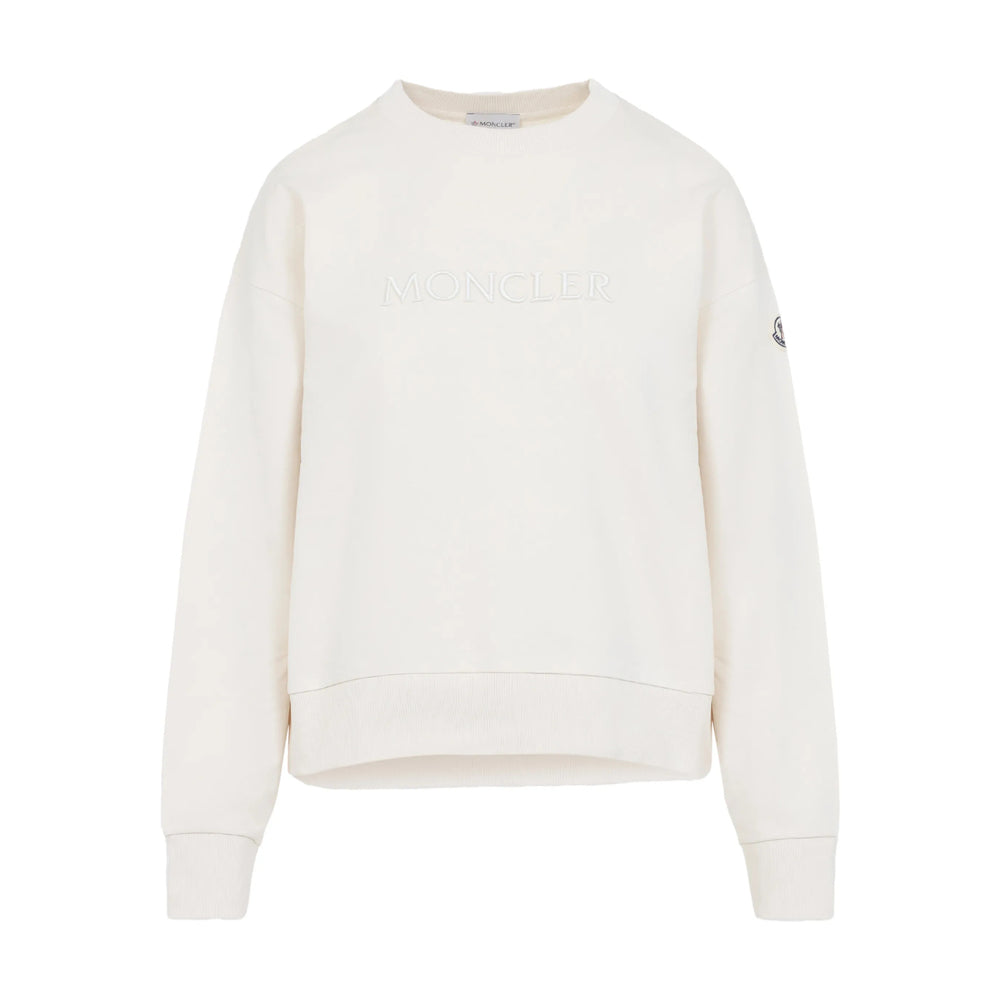 Moncler Neutrals Tops - Sweatshirts Women MONCLER