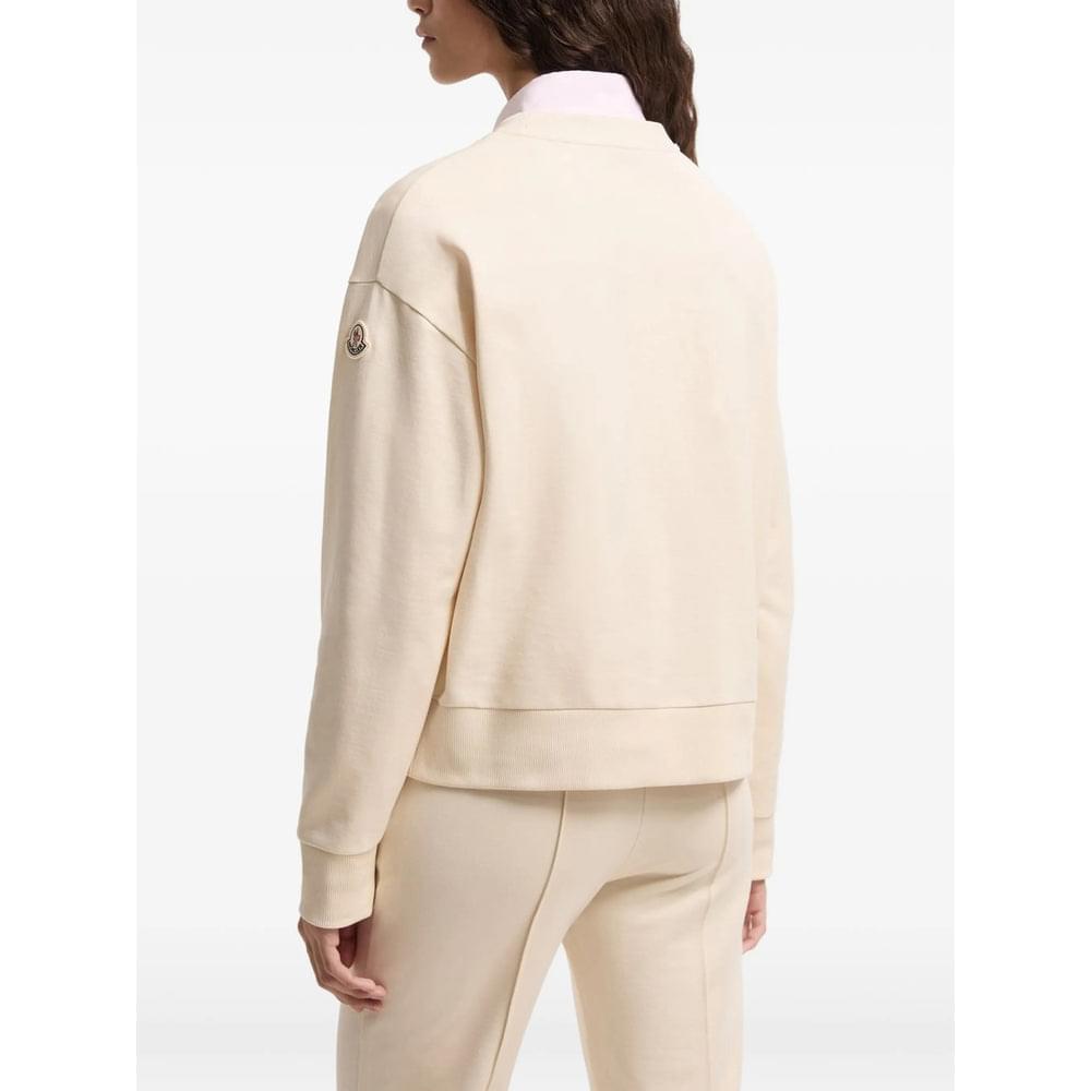 Moncler Neutrals Tops - Sweatshirts Women MONCLER