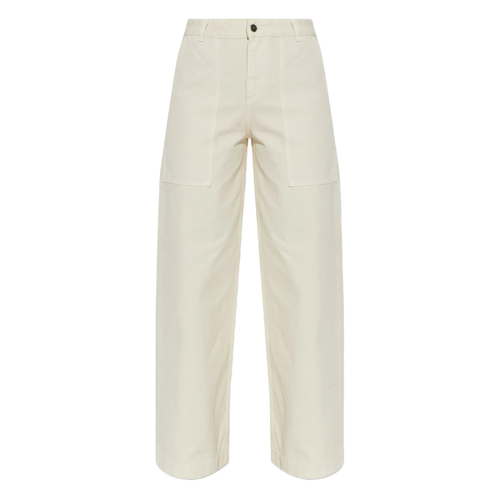 Moncler Neutrals Trousers - Palazzo Pants Women MONCLER