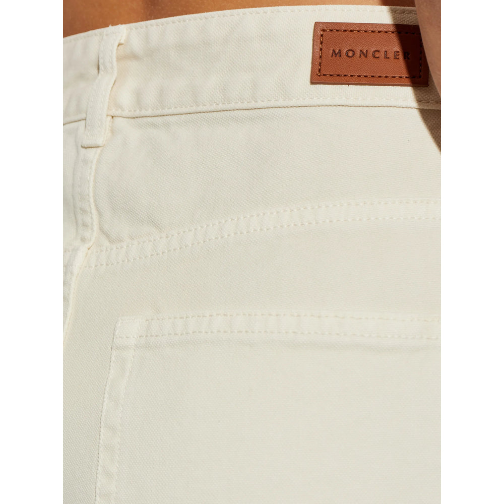 Moncler Neutrals Trousers - Palazzo Pants Women MONCLER