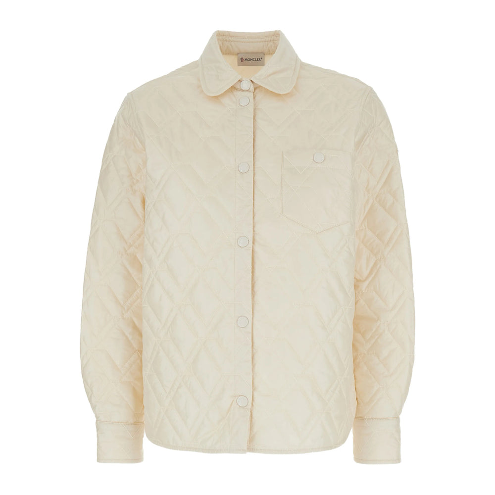 Moncler Neutrals Jackets - Puffer Jackets Women MONCLER
