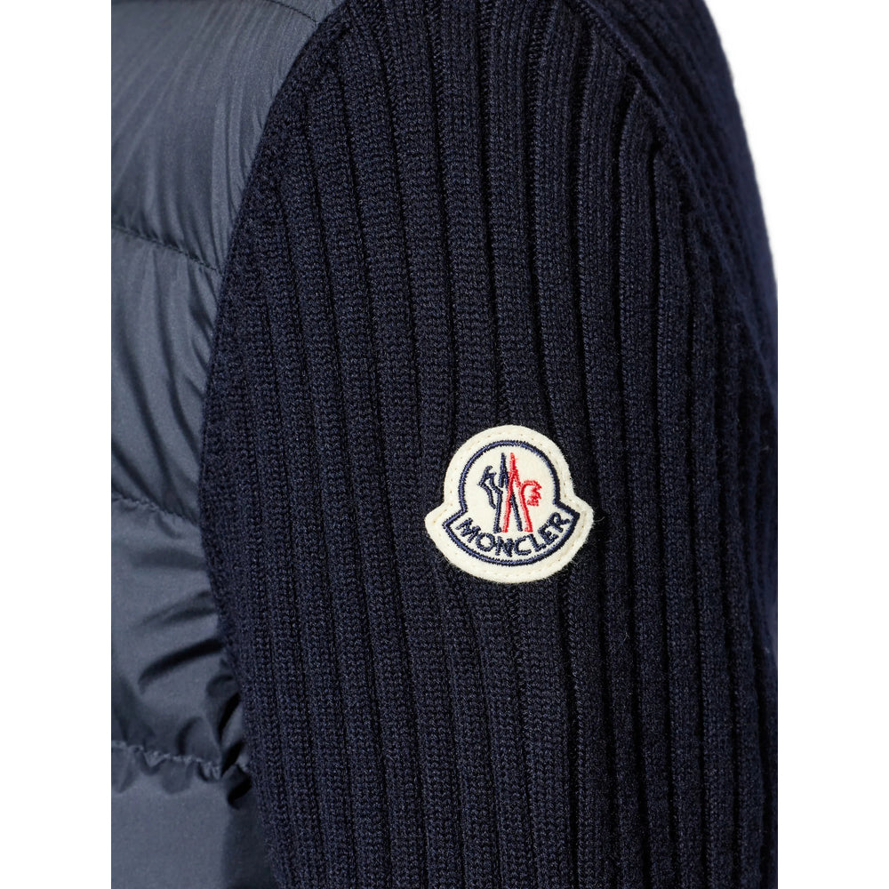Moncler Blue Sweaters & Knitwear - Cardigans Men MONCLER
