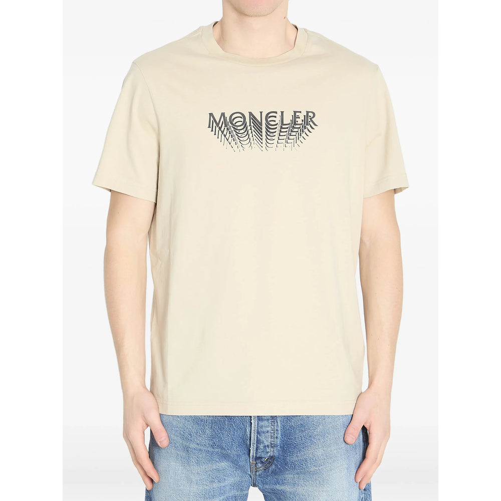Moncler Neutrals T-Shirts & Vests - T-Shirts Men MONCLER