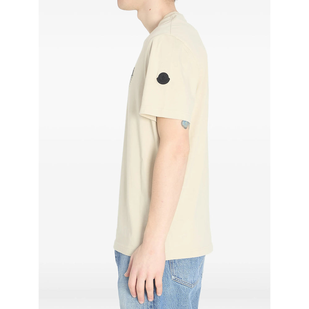 Moncler Neutrals T-Shirts & Vests - T-Shirts Men MONCLER