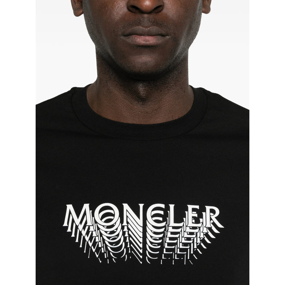 Moncler Black T-Shirts & Vests - T-Shirts Men MONCLER