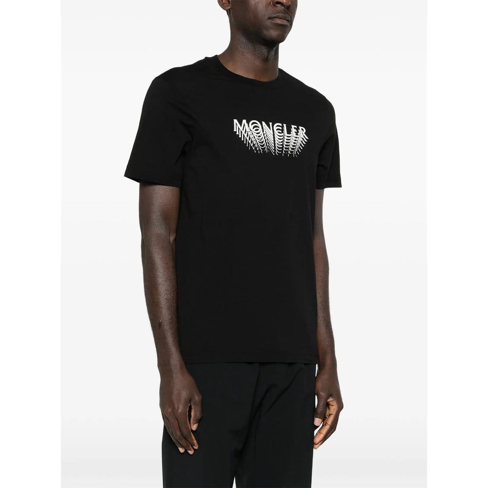 Moncler Black T-Shirts & Vests - T-Shirts Men MONCLER