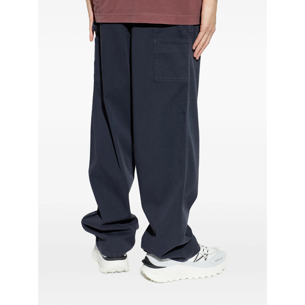 Moncler Blue Trousers - Regular & Straight-Leg Trousers Men MONCLER