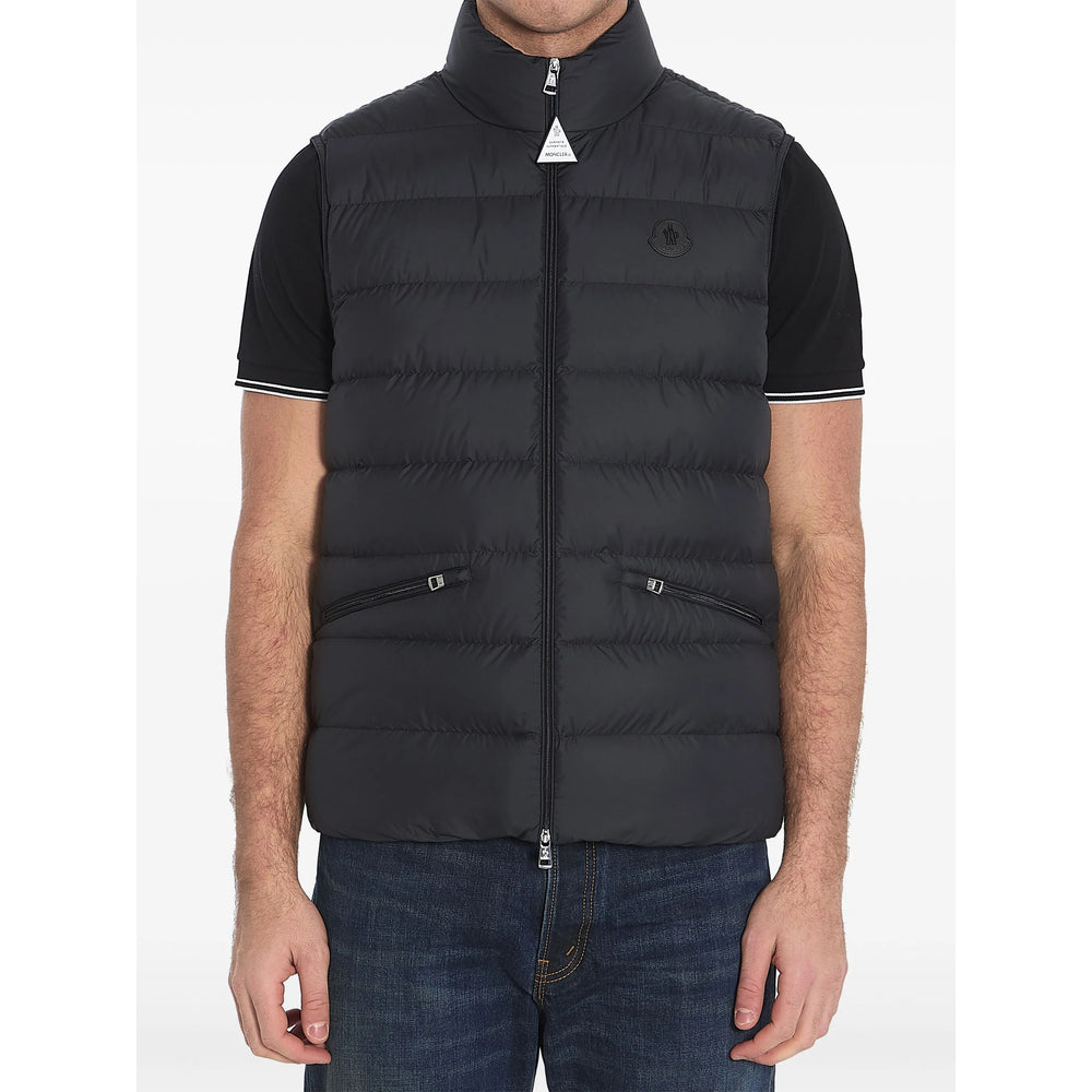 Moncler Black Jackets - Waistcoats & Gilets Men MONCLER