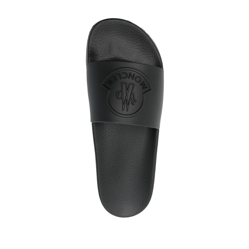 Moncler Black Flip-Flops & Slides Men MONCLER