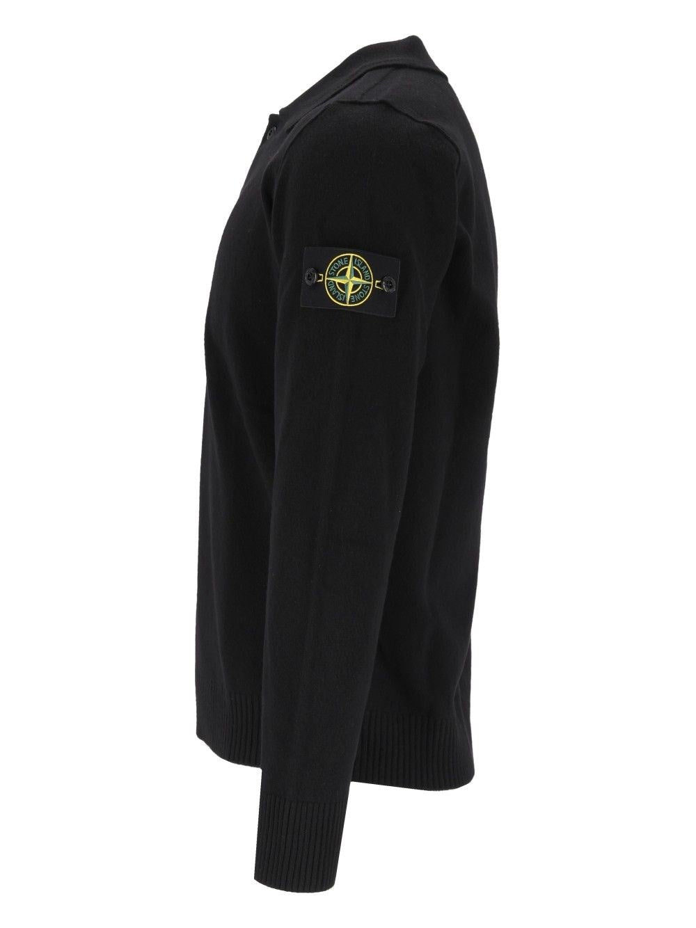 Stone Island Men Rws Geelong Lightweight Wool Polo Sweater STONE ISLAND