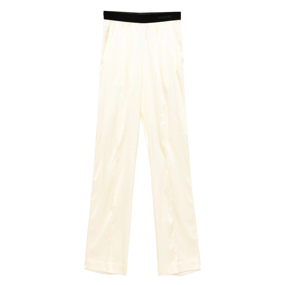 Tom Ford Yellow Trousers - Straight Trousers Women TOM FORD