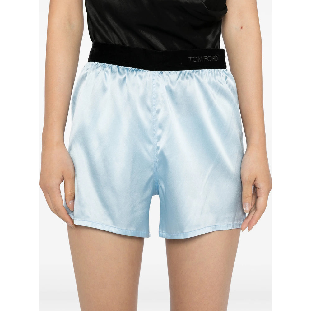 Tom Ford Blue Shorts - Mini Shorts Women TOM FORD