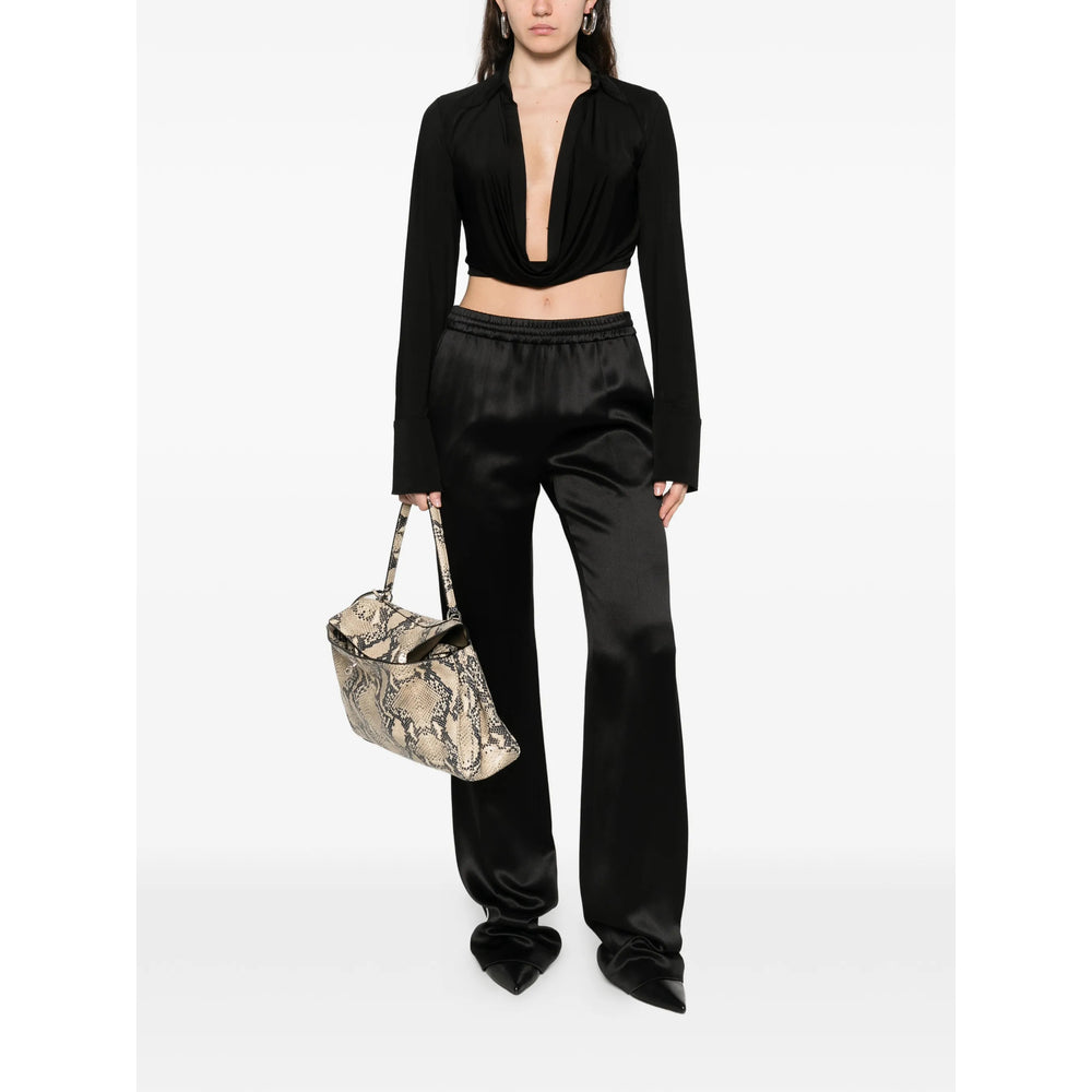 Tom Ford Black Trousers - Track Pants Women TOM FORD