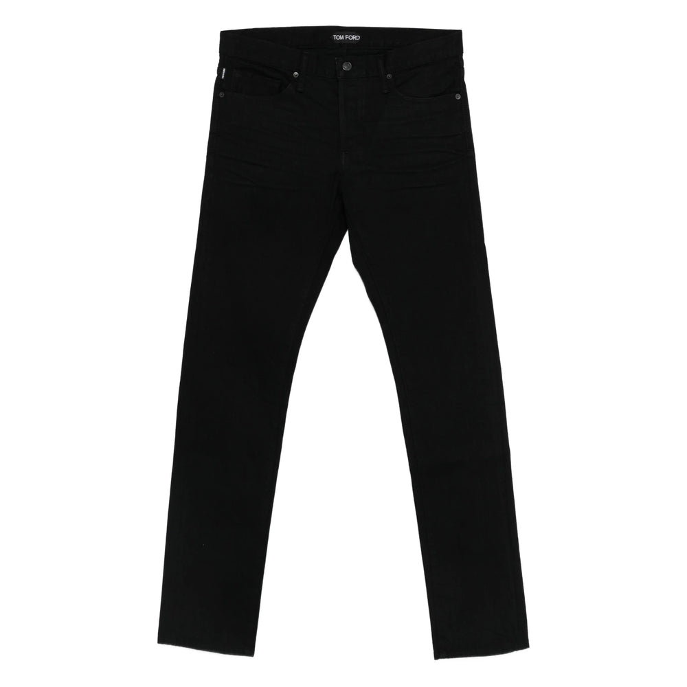 Tom Ford Black Denim - Regular & Straight-Leg Jeans Men TOM FORD