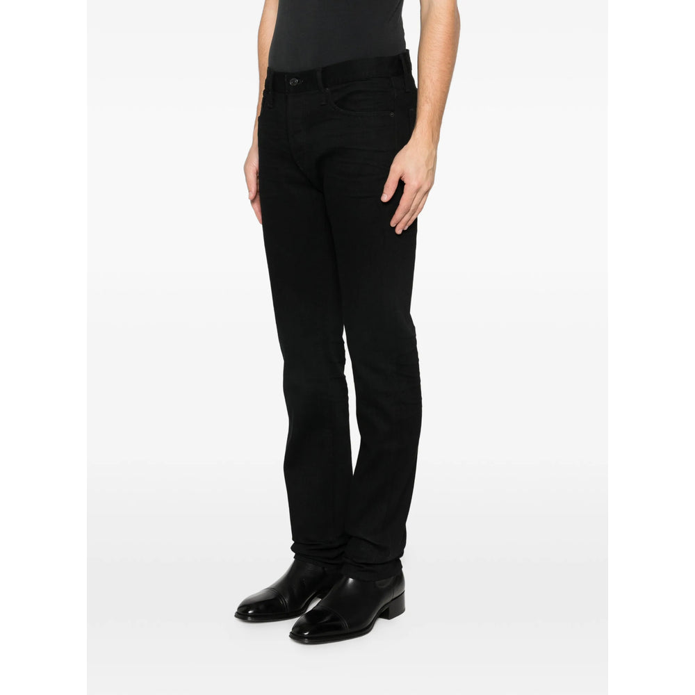 Tom Ford Black Denim - Regular & Straight-Leg Jeans Men TOM FORD