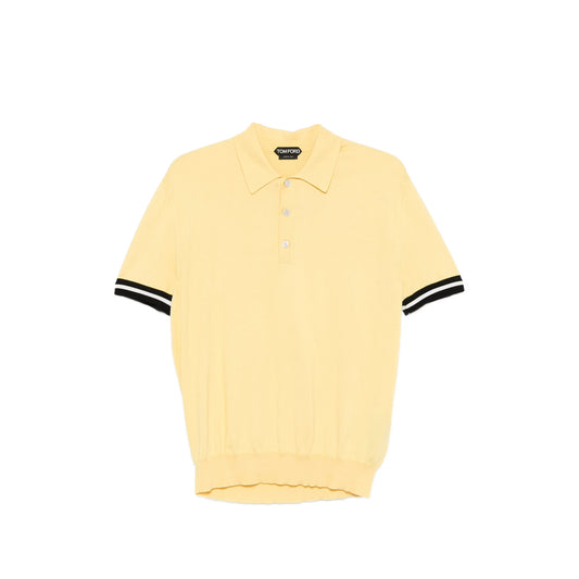 Tom Ford Yellow Polo Shirts Men TOM FORD