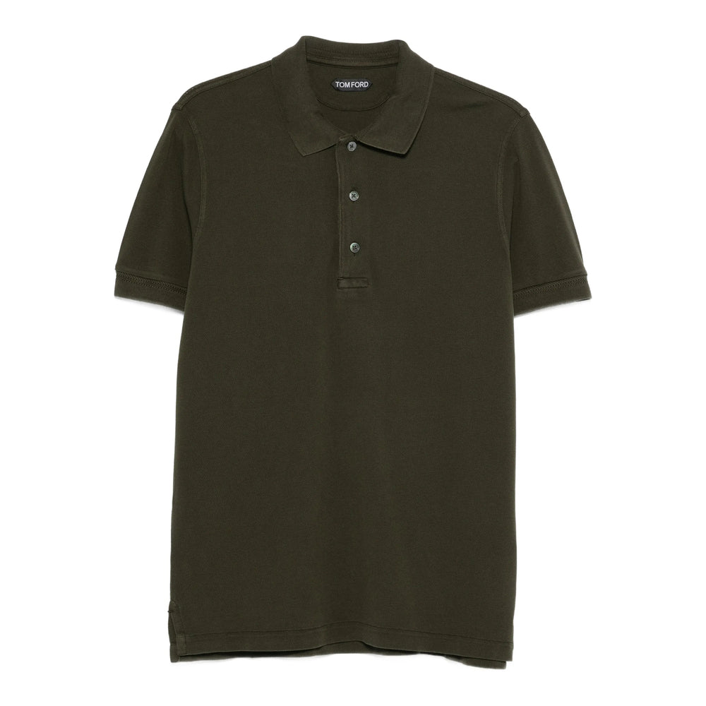 Tom Ford Green Polo Shirts Men TOM FORD