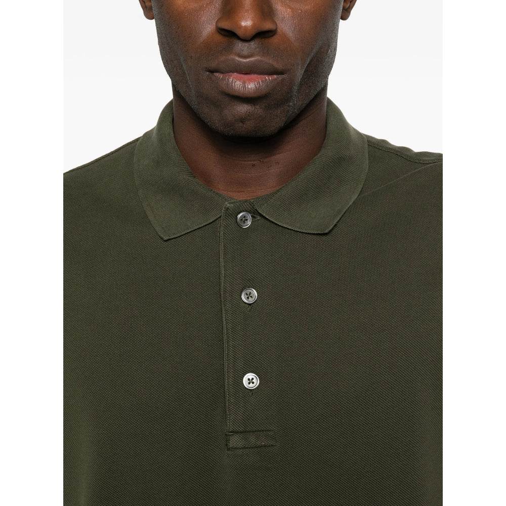 Tom Ford Green Polo Shirts Men TOM FORD