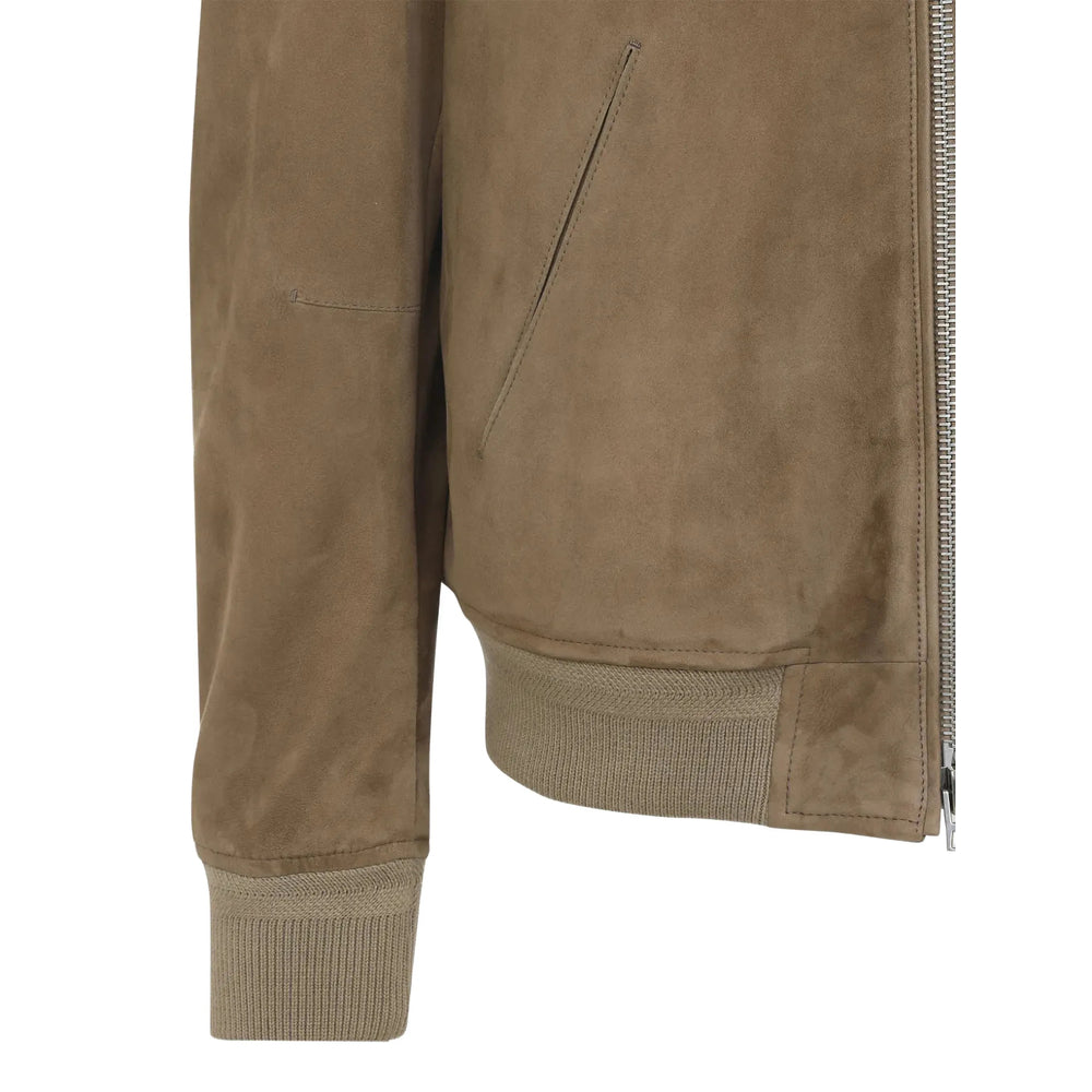Tom Ford Brown Jackets - Leather Jackets Men TOM FORD