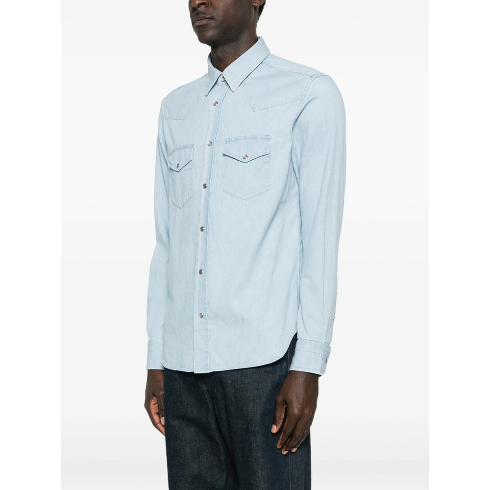 Tom Ford Blue Shirts Men TOM FORD