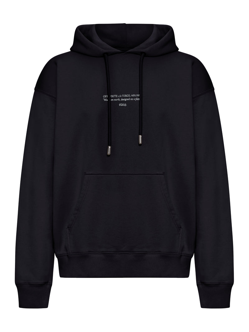 Off-White Men Statement Skate Hoodie OFF-WHITE