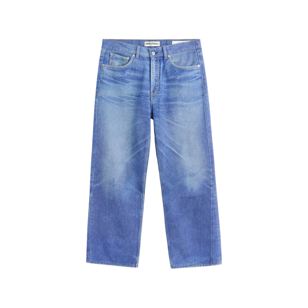 Our Legacy Blue Denim - Regular & Straight-Leg Jeans Men OUR LEGACY