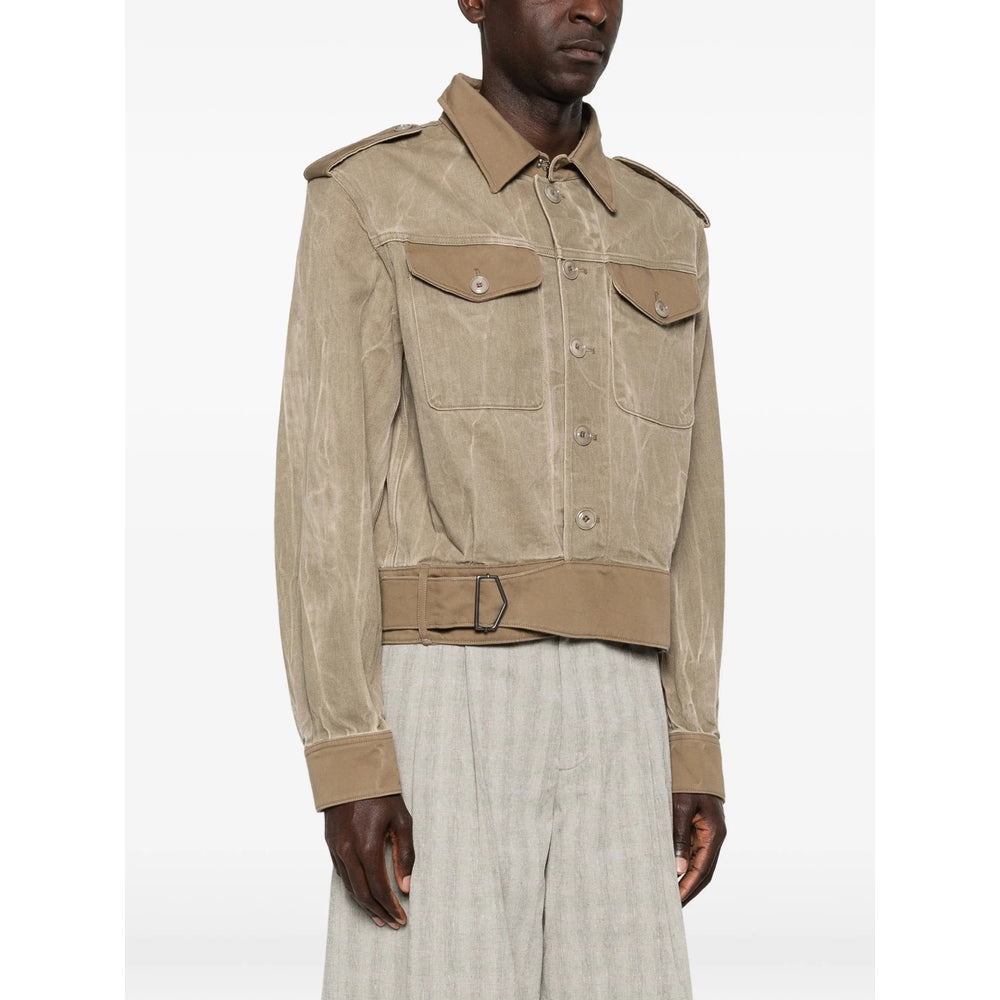 Our Legacy Green Jackets - Denim Jackets Men OUR LEGACY