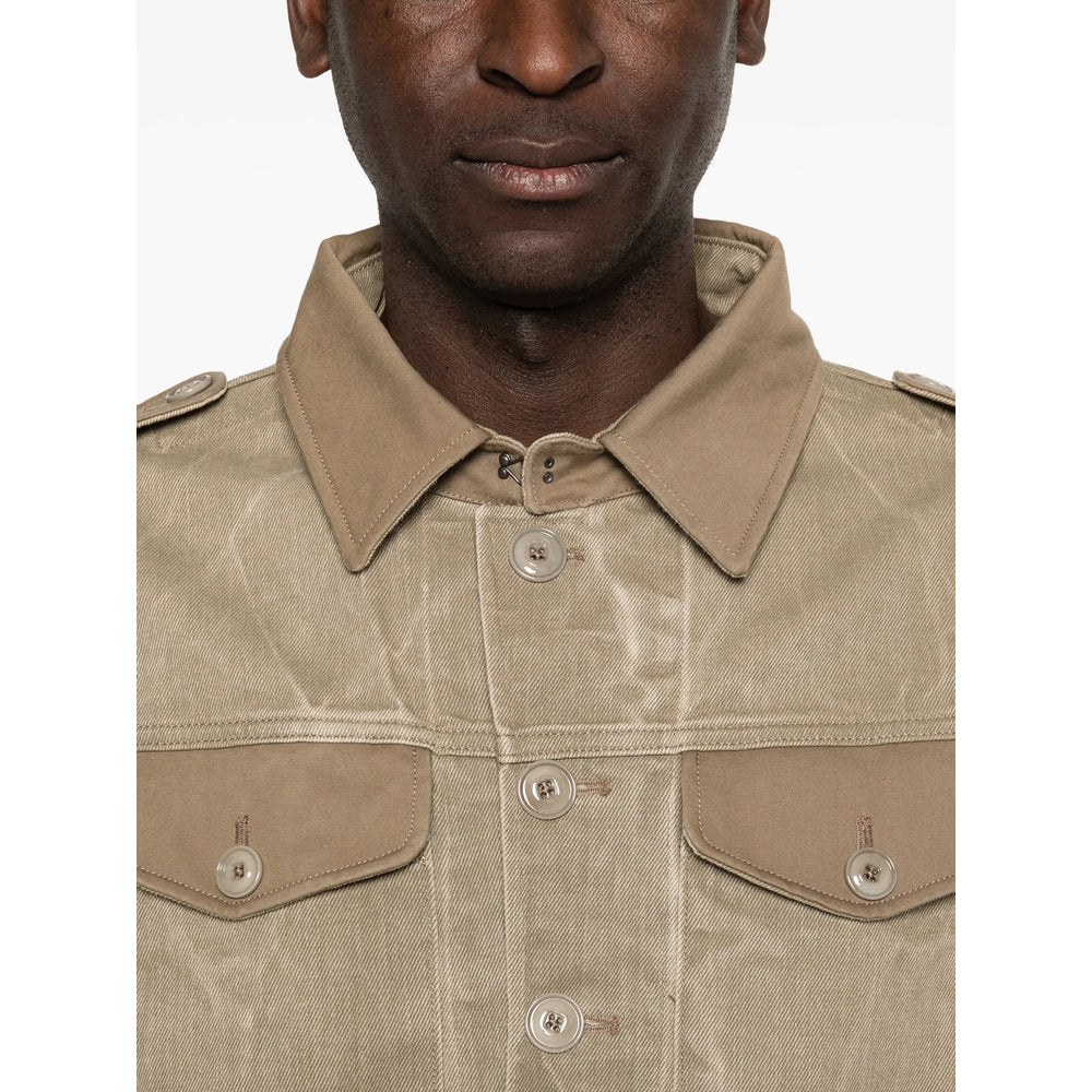 Our Legacy Green Jackets - Denim Jackets Men OUR LEGACY
