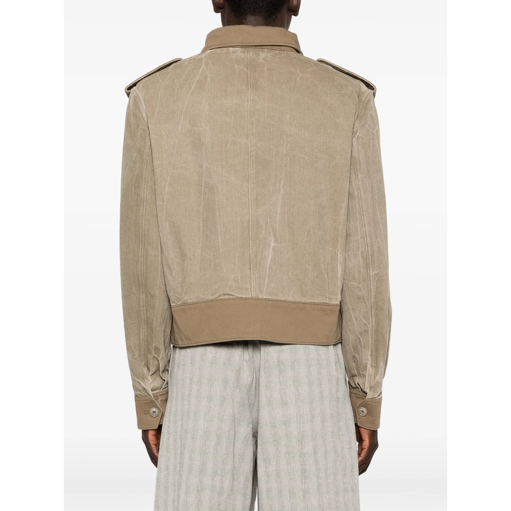 Our Legacy Green Jackets - Denim Jackets Men OUR LEGACY