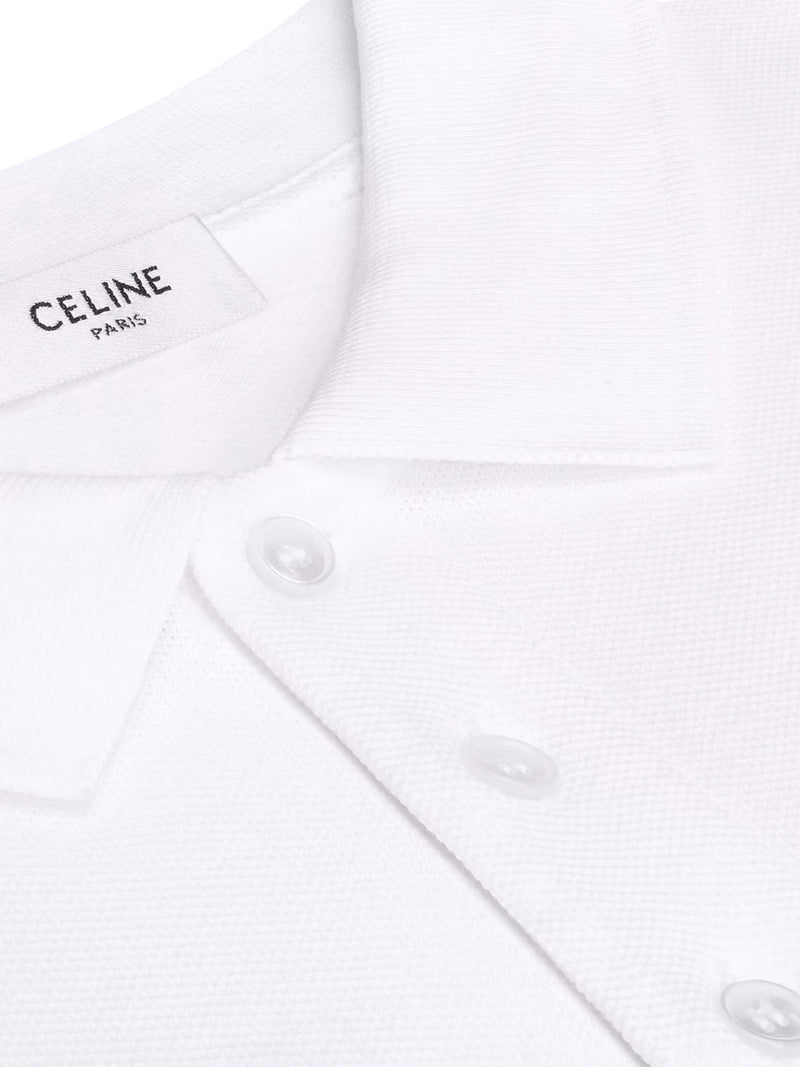 Celine Men Cotton Piqué Jersey Polo CELINE