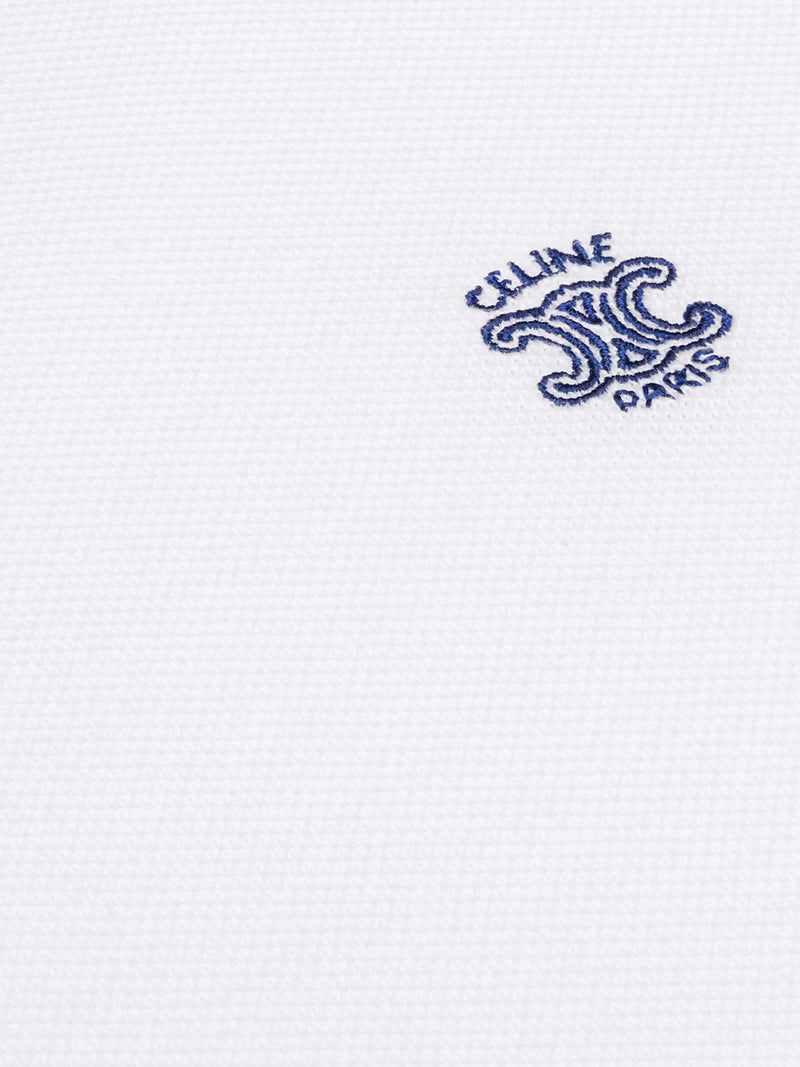 Celine Men Cotton Piqué Jersey Polo CELINE