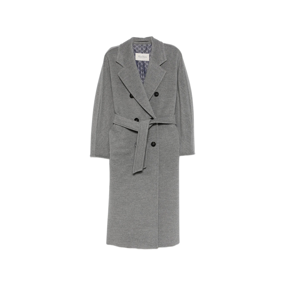 Max Mara Grey Coats - Double Breasted & Peacoats Women MAX MARA