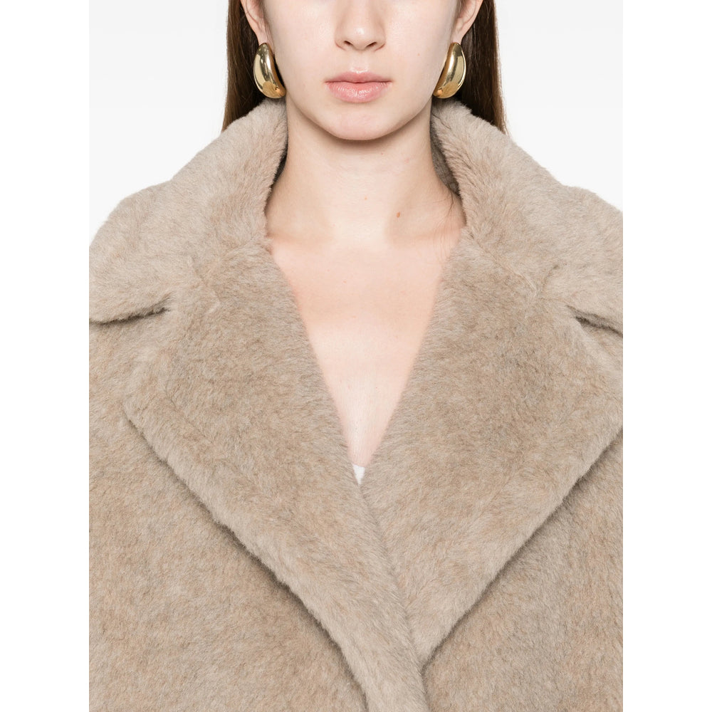 Max Mara Neutrals Coats - Double Breasted & Peacoats Women MAX MARA