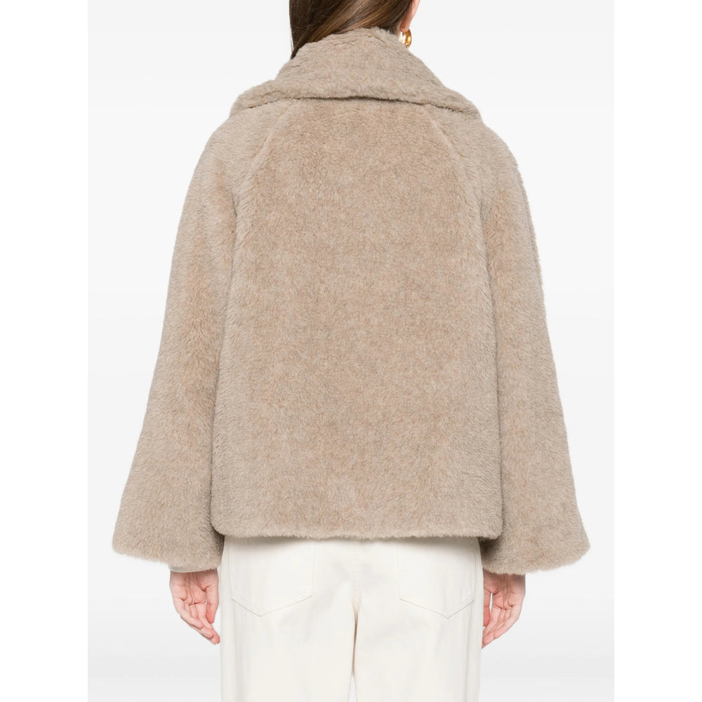 Max Mara Neutrals Coats - Double Breasted & Peacoats Women MAX MARA