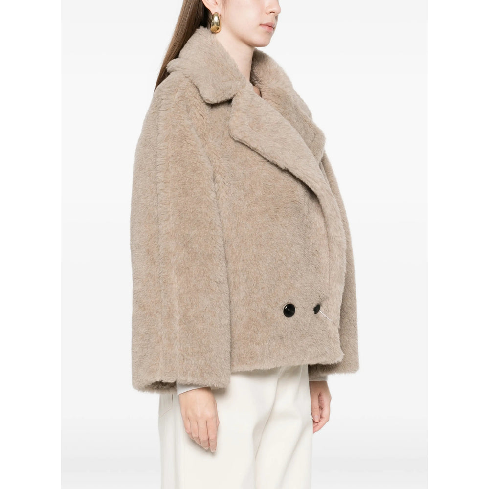 Max Mara Neutrals Coats - Double Breasted & Peacoats Women MAX MARA