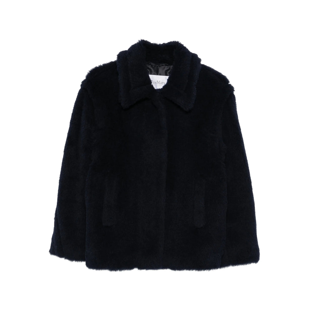 Max Mara Blue Jackets - Faux Fur & Shearling Jackets Women MAX MARA