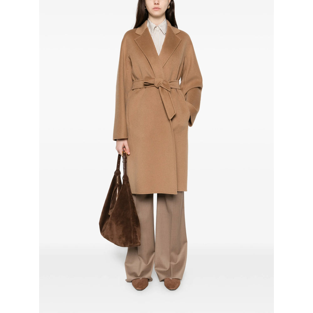 Max Mara Brown Coats Women MAX MARA