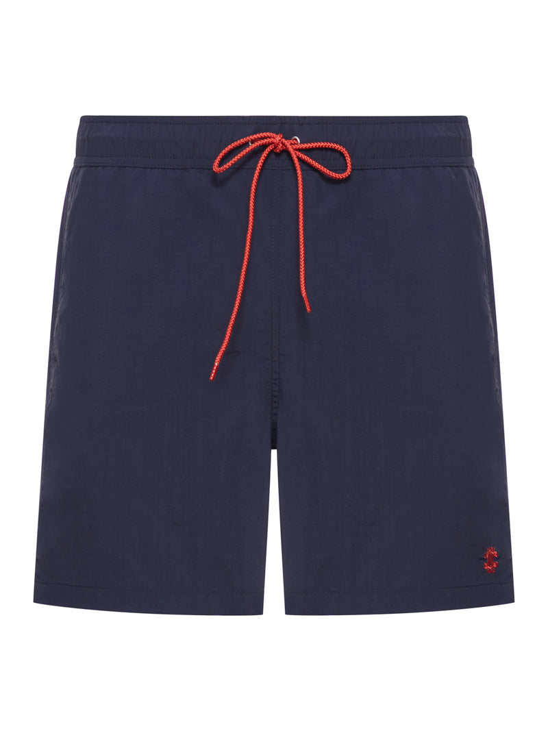 Celine Men Swimsuit In Technical Fabric With Embroidered Logo CELINE