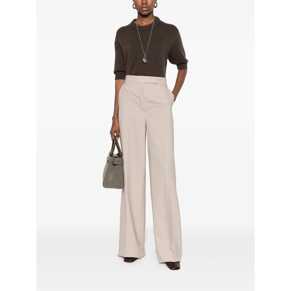 Max Mara Neutrals Trousers - Straight Trousers Women MAX MARA