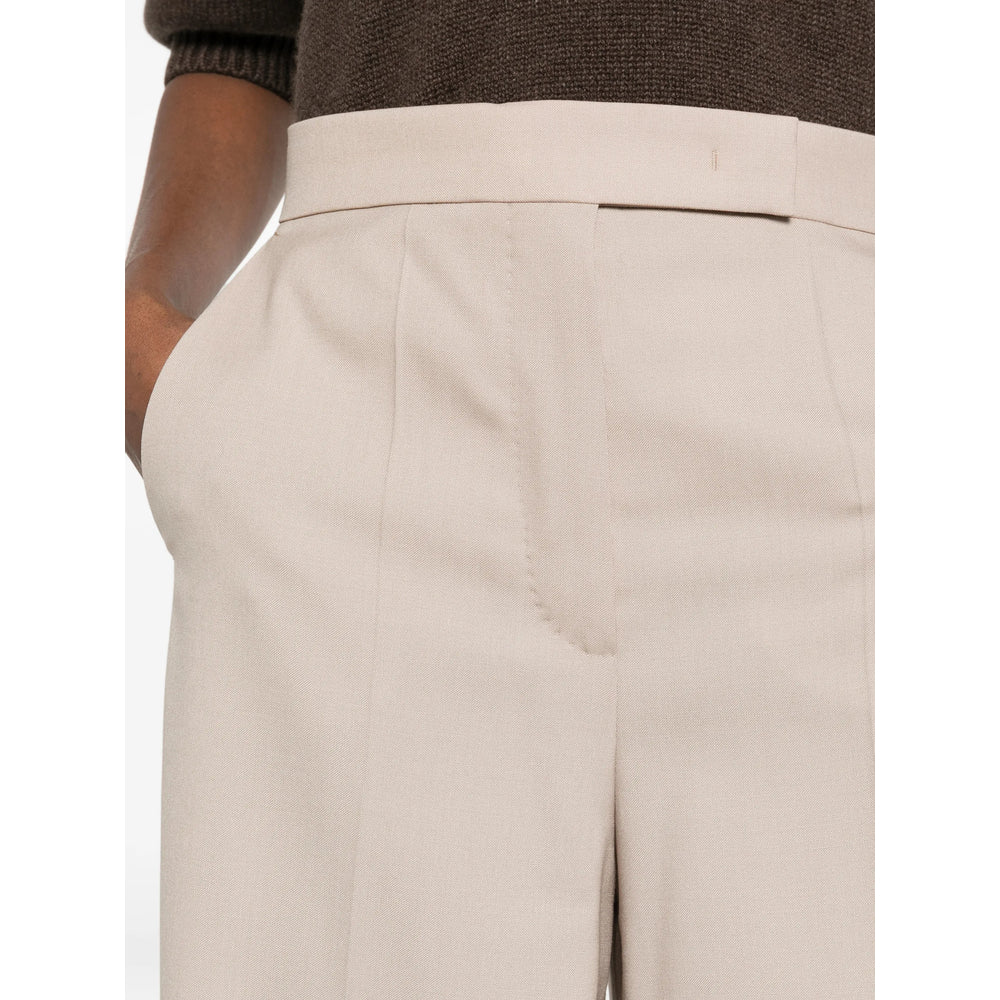 Max Mara Neutrals Trousers - Straight Trousers Women MAX MARA