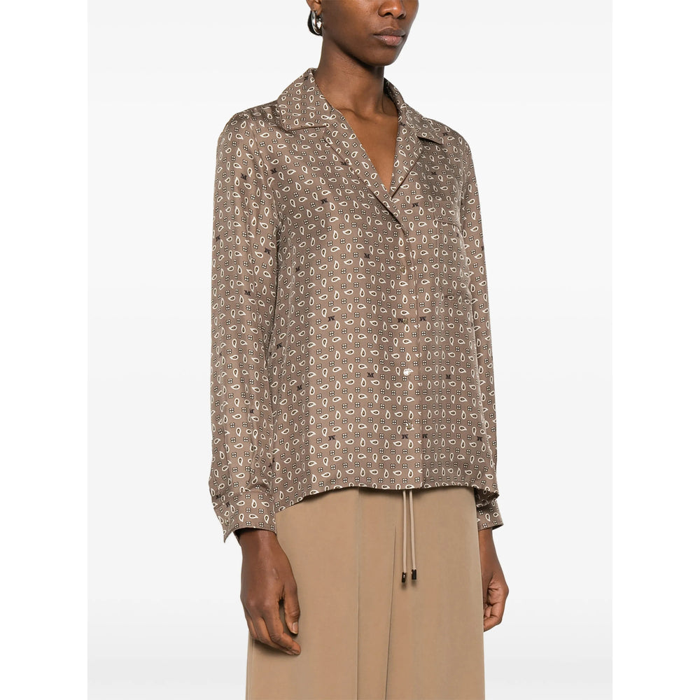 Max Mara Brown Tops - Shirts Women MAX MARA
