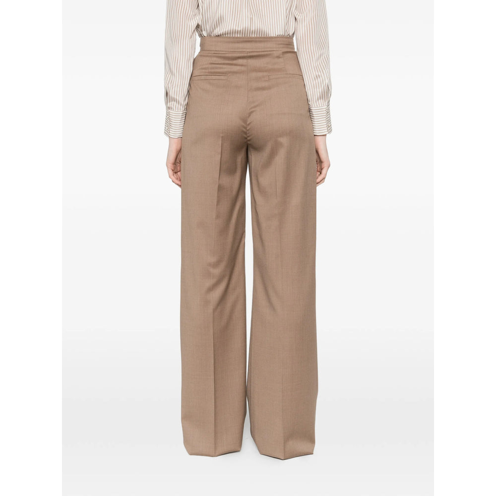 Max Mara Neutrals Trousers - Straight Trousers Women MAX MARA