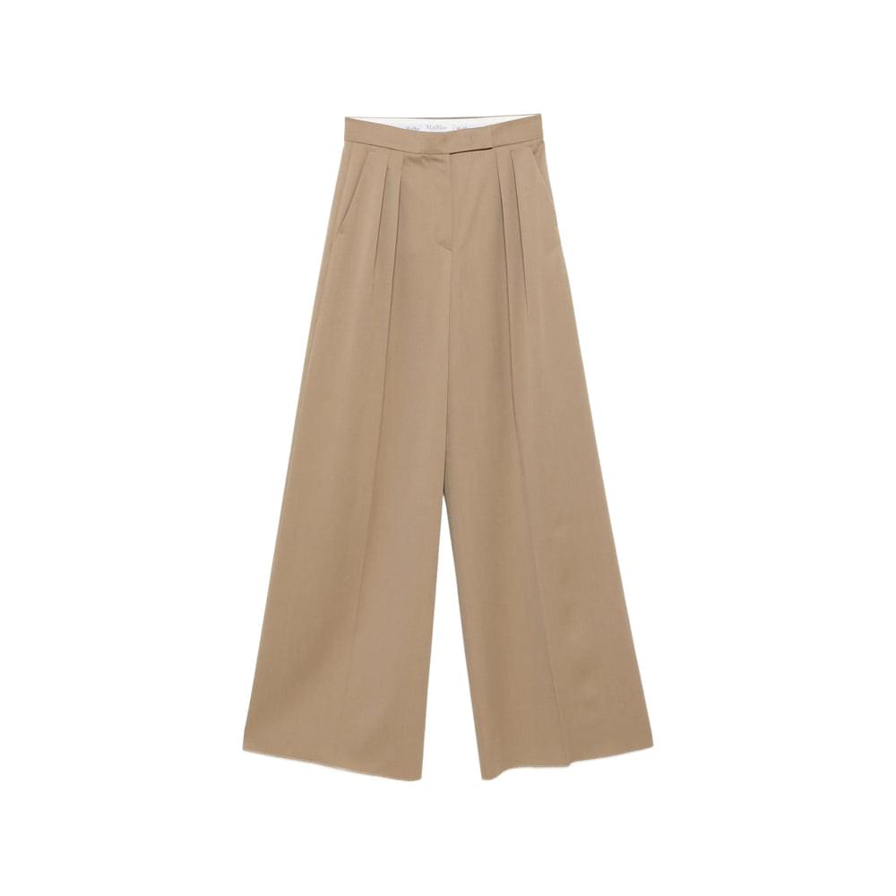 Max Mara Brown Trousers - Palazzo Pants Women MAX MARA