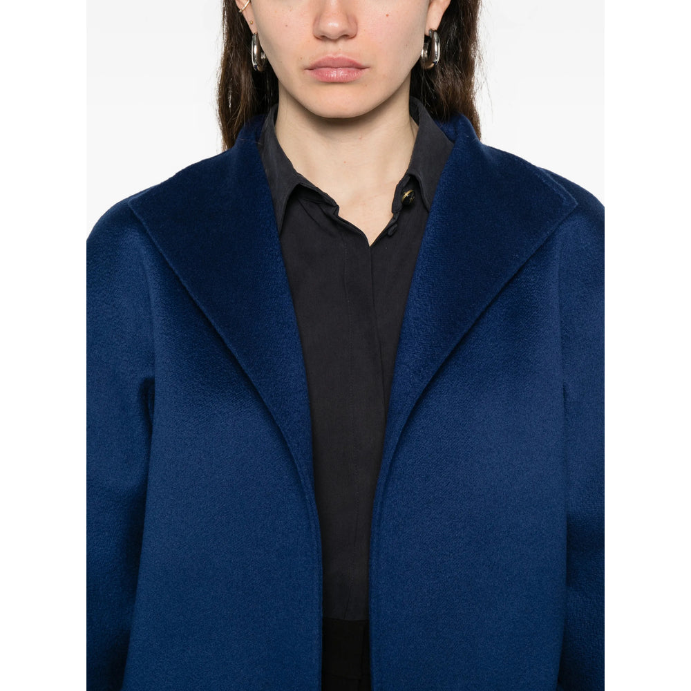 Max Mara Blue Coats - Oversized Coats Women MAX MARA
