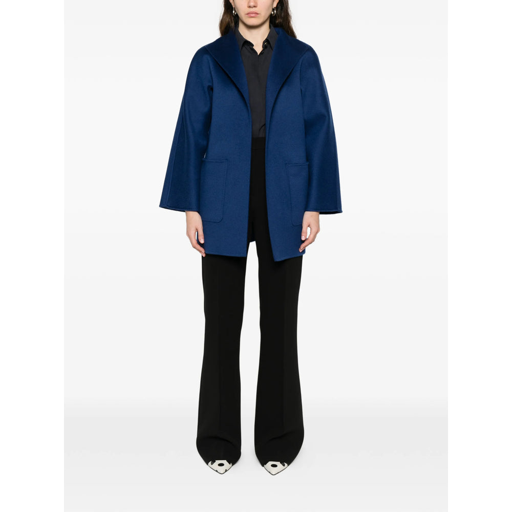 Max Mara Blue Coats - Oversized Coats Women MAX MARA