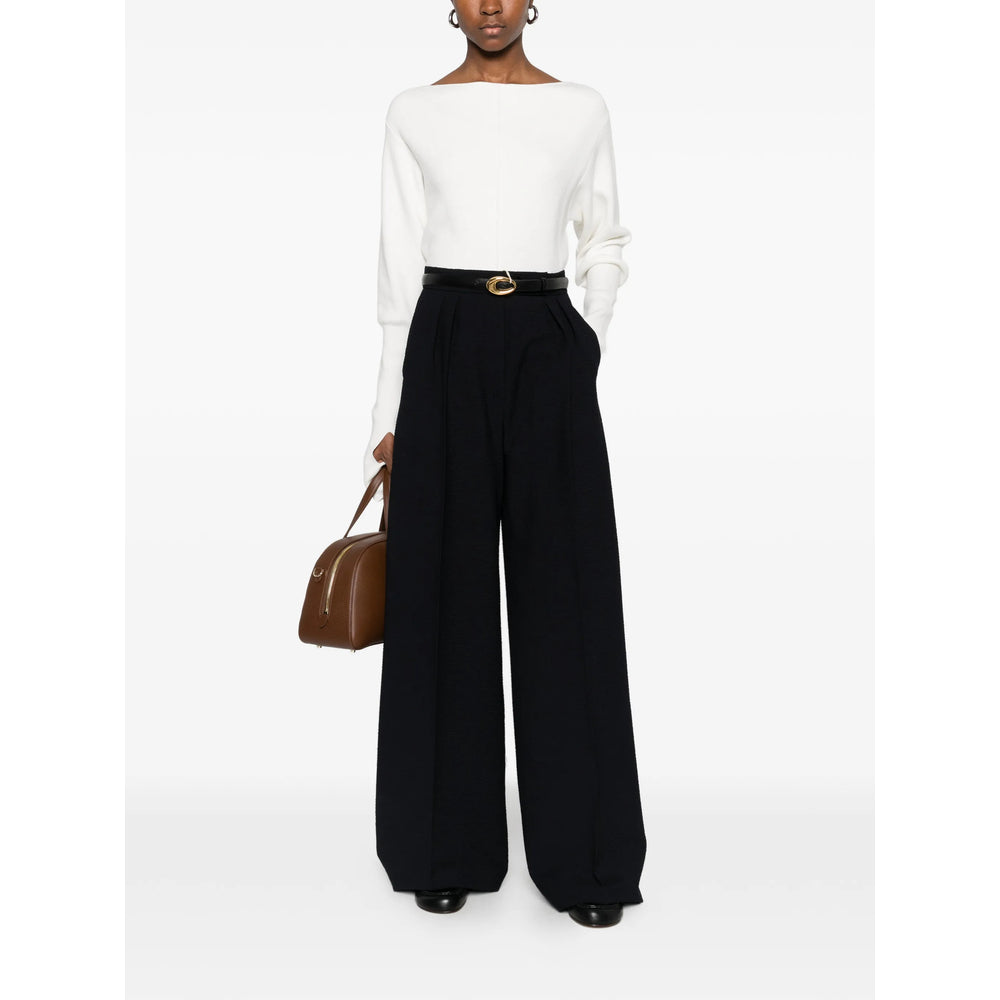 Max Mara Blue Trousers - Palazzo Pants Women MAX MARA