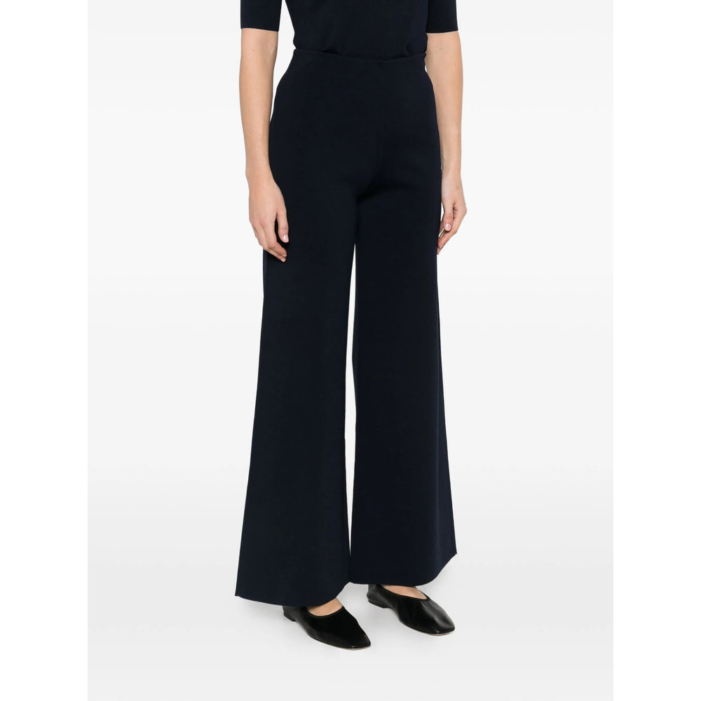Max Mara Blue Trousers - High-Waisted Trousers Women MAX MARA