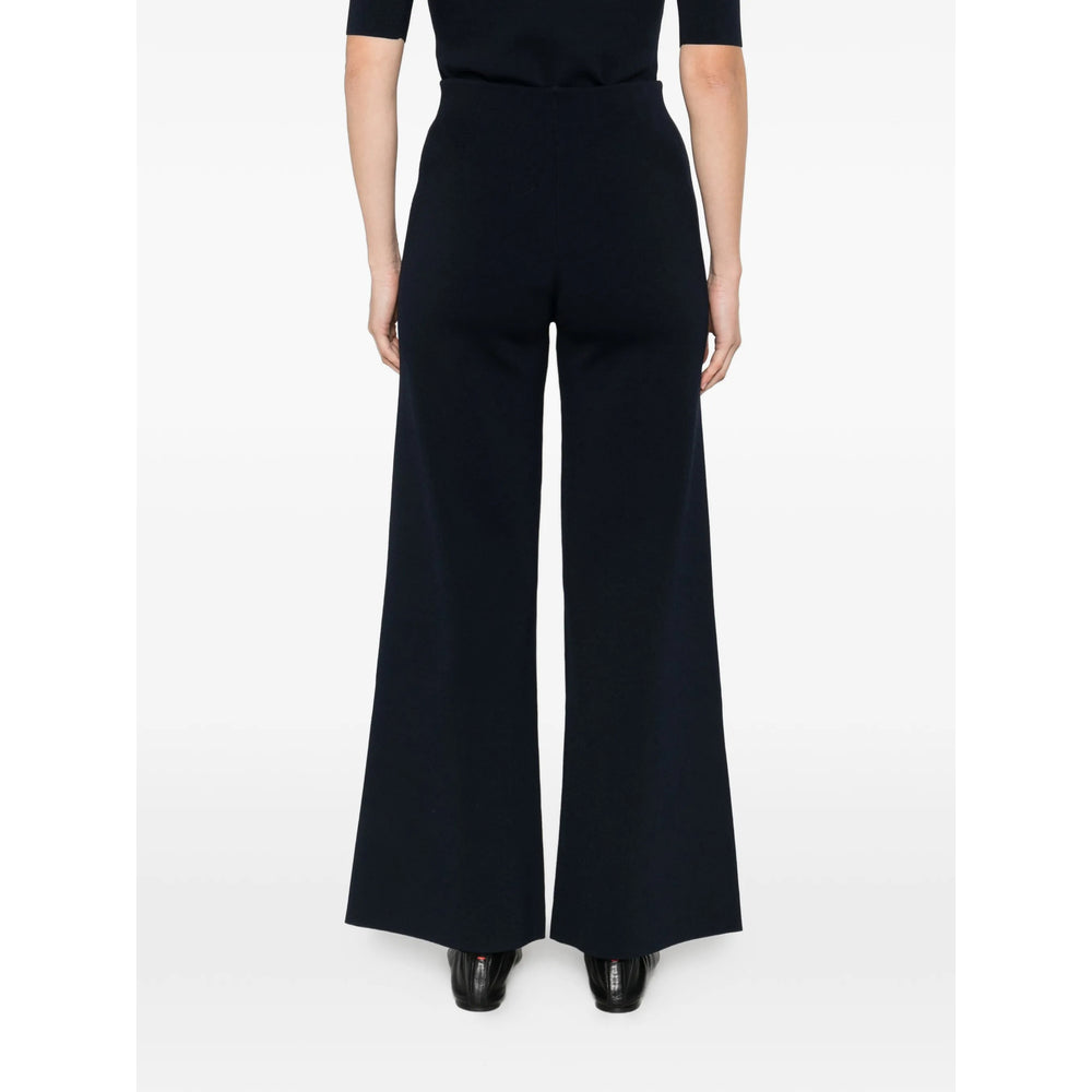 Max Mara Blue Trousers - High-Waisted Trousers Women MAX MARA
