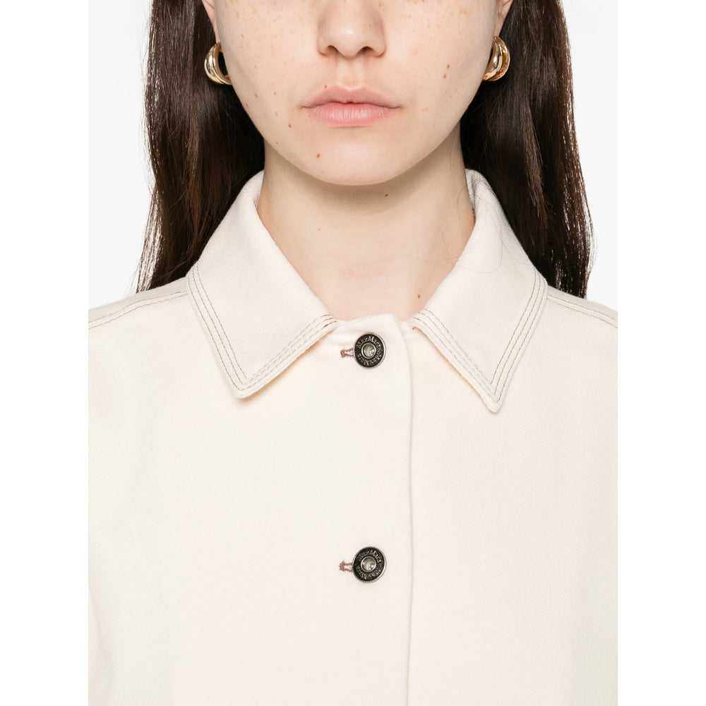 Max Mara Neutrals Jackets - Denim Jackets Women MAX MARA